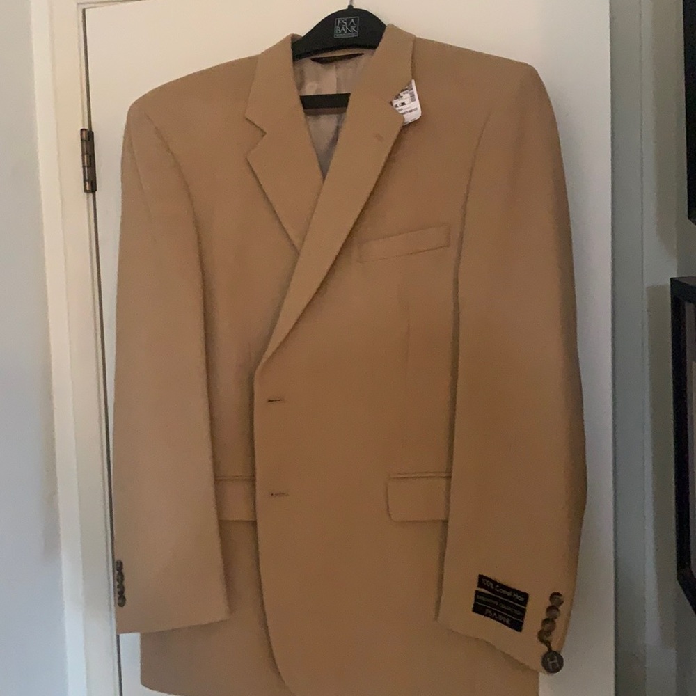 Joseph Banks Executive Camel Hair Blazer NWT